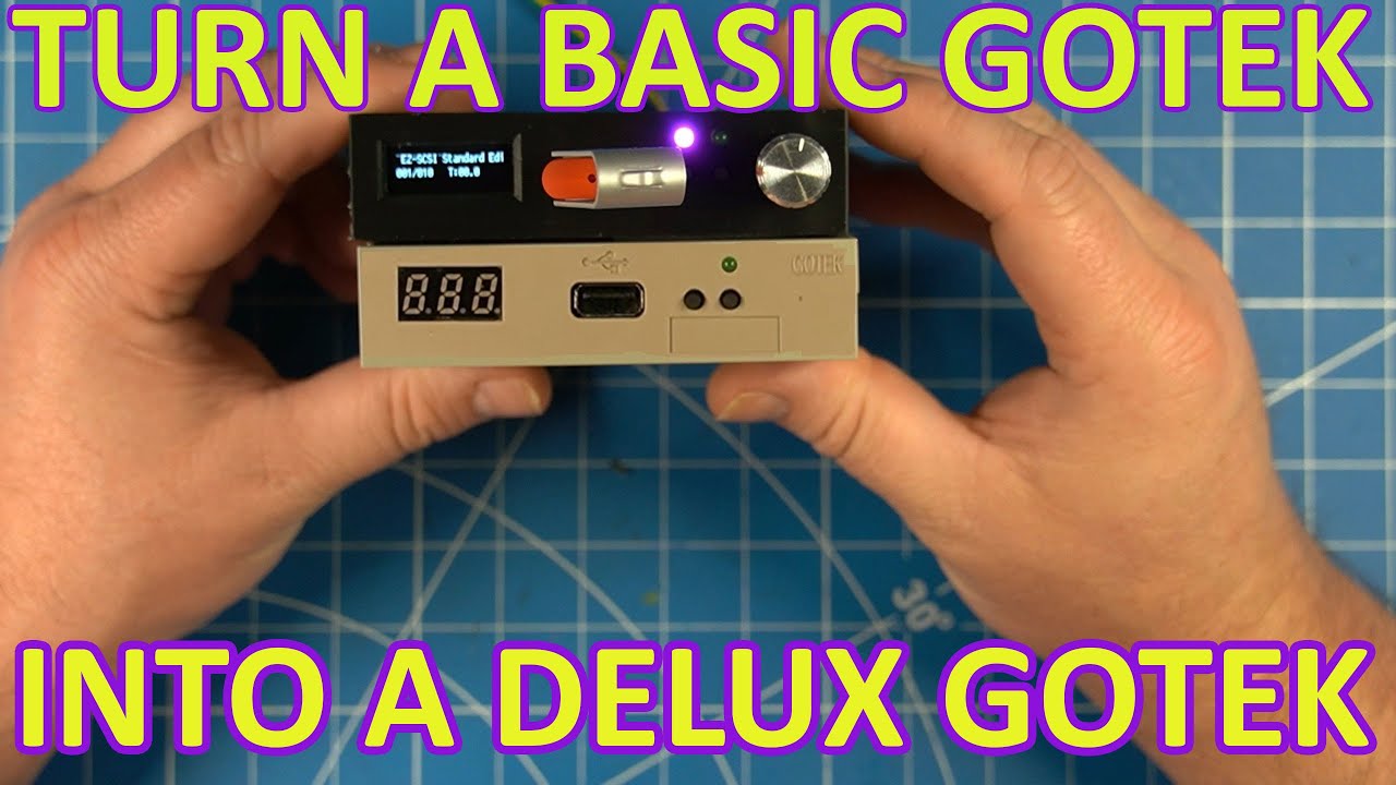 Upgrade a basic Gotek with OLED, Rotary Knob and Flash Floppy Firmware