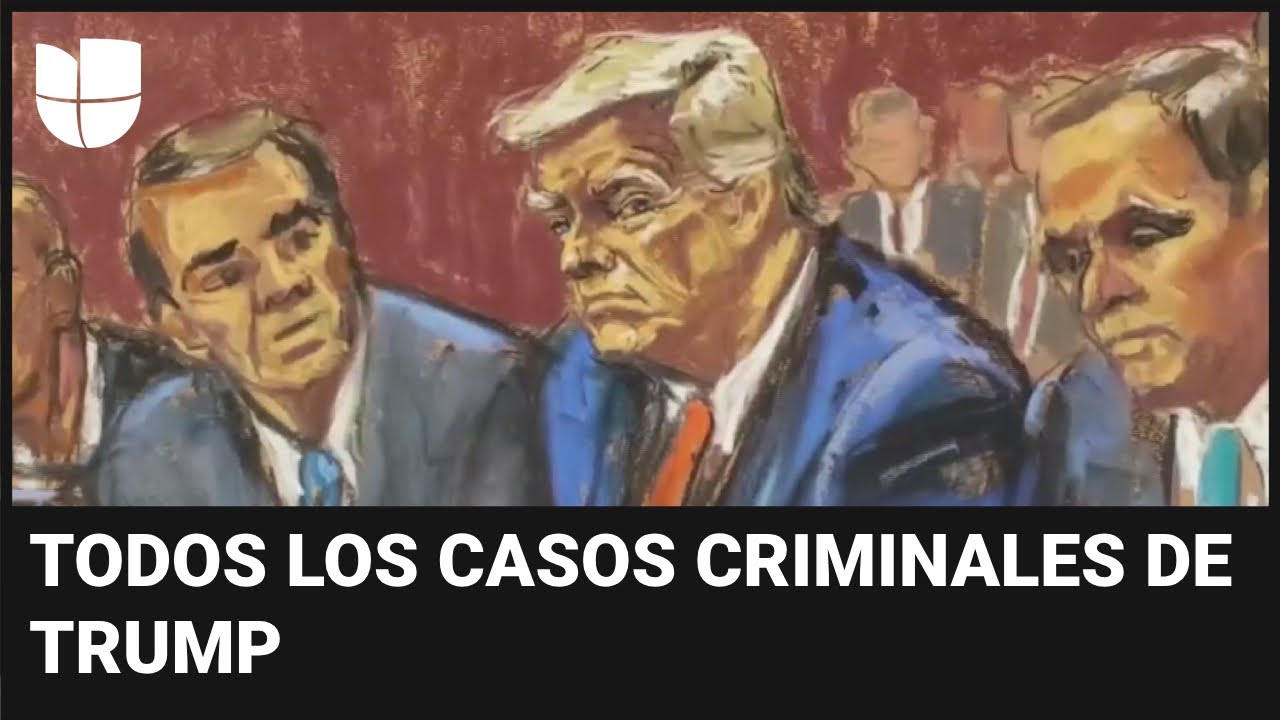 Acusaciones contra Trump: cuatro casos criminales con 91 delitos federales y estatales