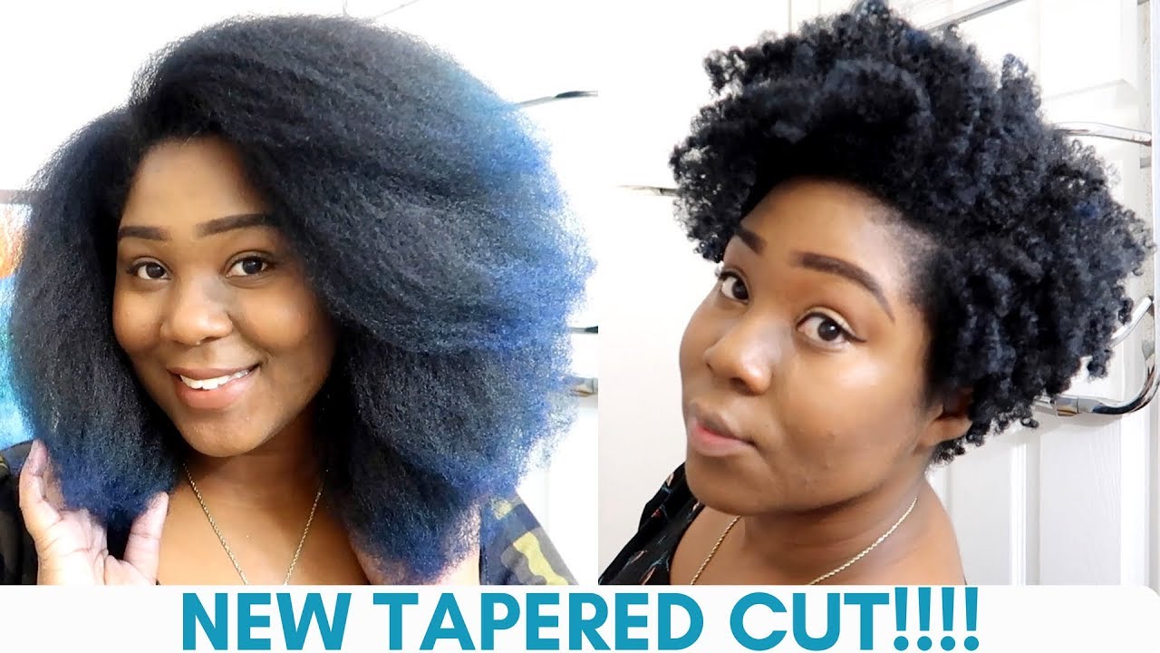 Cutting My Hair | Tapered Cut on Long Natural Hair
