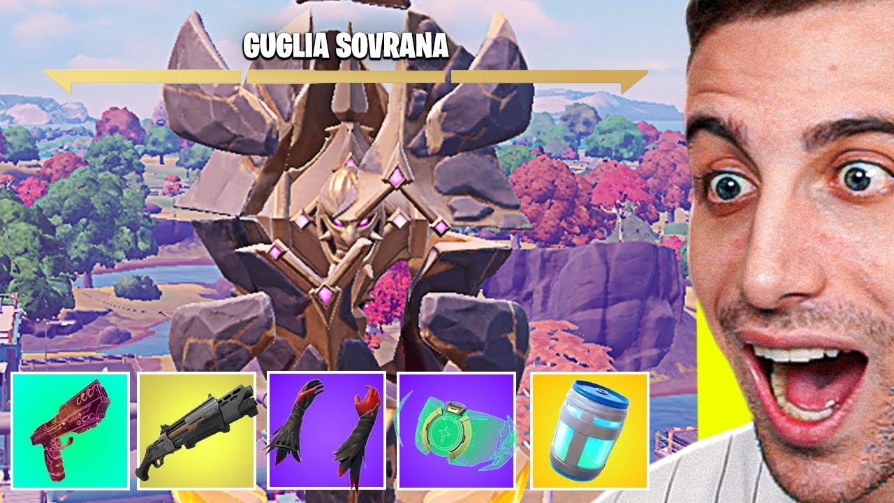 Gioco con SOLO LOOT della GUGLIA SOVRANA e VINCO! *DEVASTANTE* Stagione SUPER Fortnite ITA!