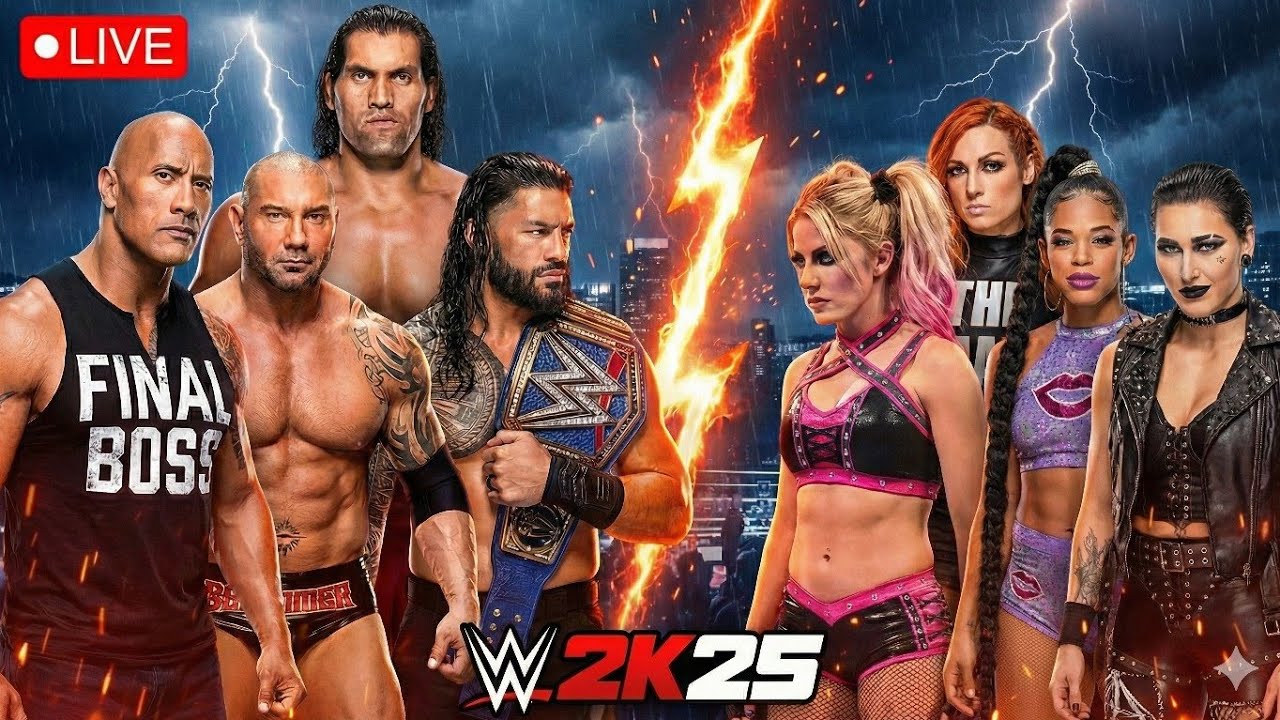 WWE25K Gameplay Live WWE Live Stream #wwe2k24 #wwe #wrestling #wwe2k25 #shorts #wweraw