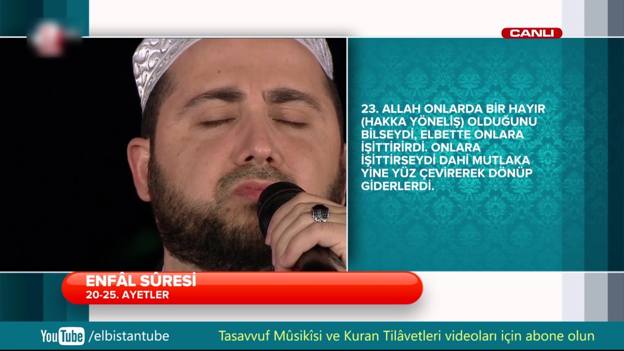 Ercan Kiraz - Enfal (20-25 Kur'an-ı Kerim Tilaveti (Aşir)