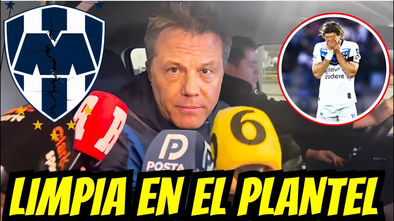 💥😲SE ACABÓ EL AMOR, MONTERREY HARÁ LIMPIA EN EL PLANTEL! CRACK FUERA CONTRA CRUZ AZUL! MONTERREY HOY