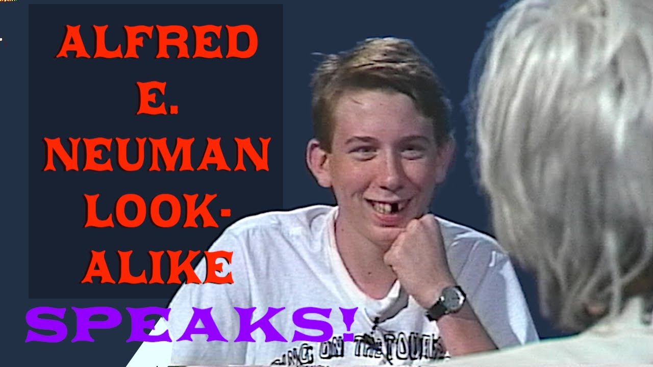 Alfred E. Neuman Lookalike Interview - c1993