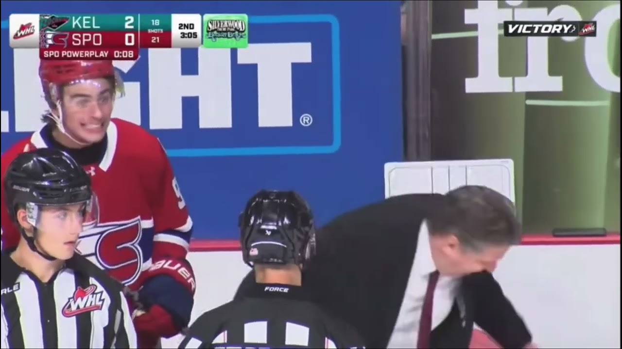 Controversial No Goal Call Spokane vs Kelowna 11/29/25