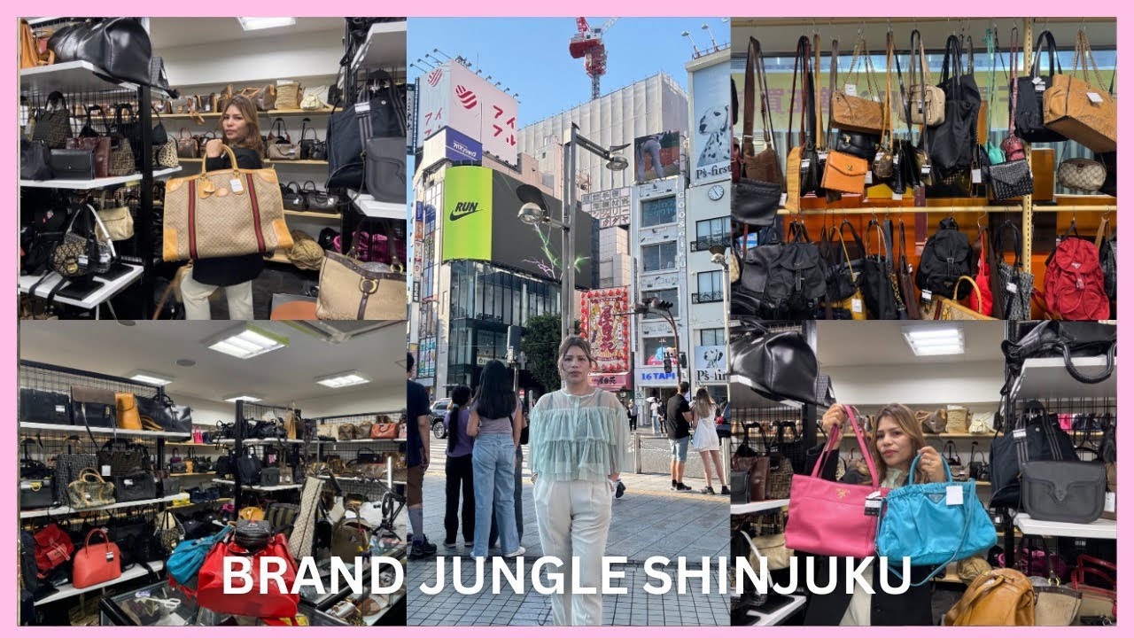 2024 SUPER CHEAP LUXURY SHOP AT BRAND JUNGLE SHINJUKU TOKYO JAPAN | FENDI + PRADA +CELINE BAGS