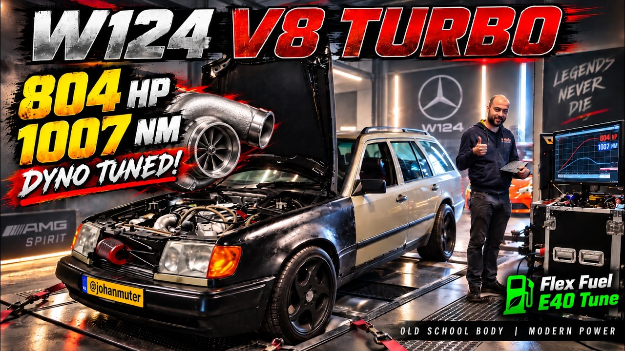 804 л.с. !! 1007 Нм !! Тестирование M113 Turbo на динамометре S124 V8 Turbo