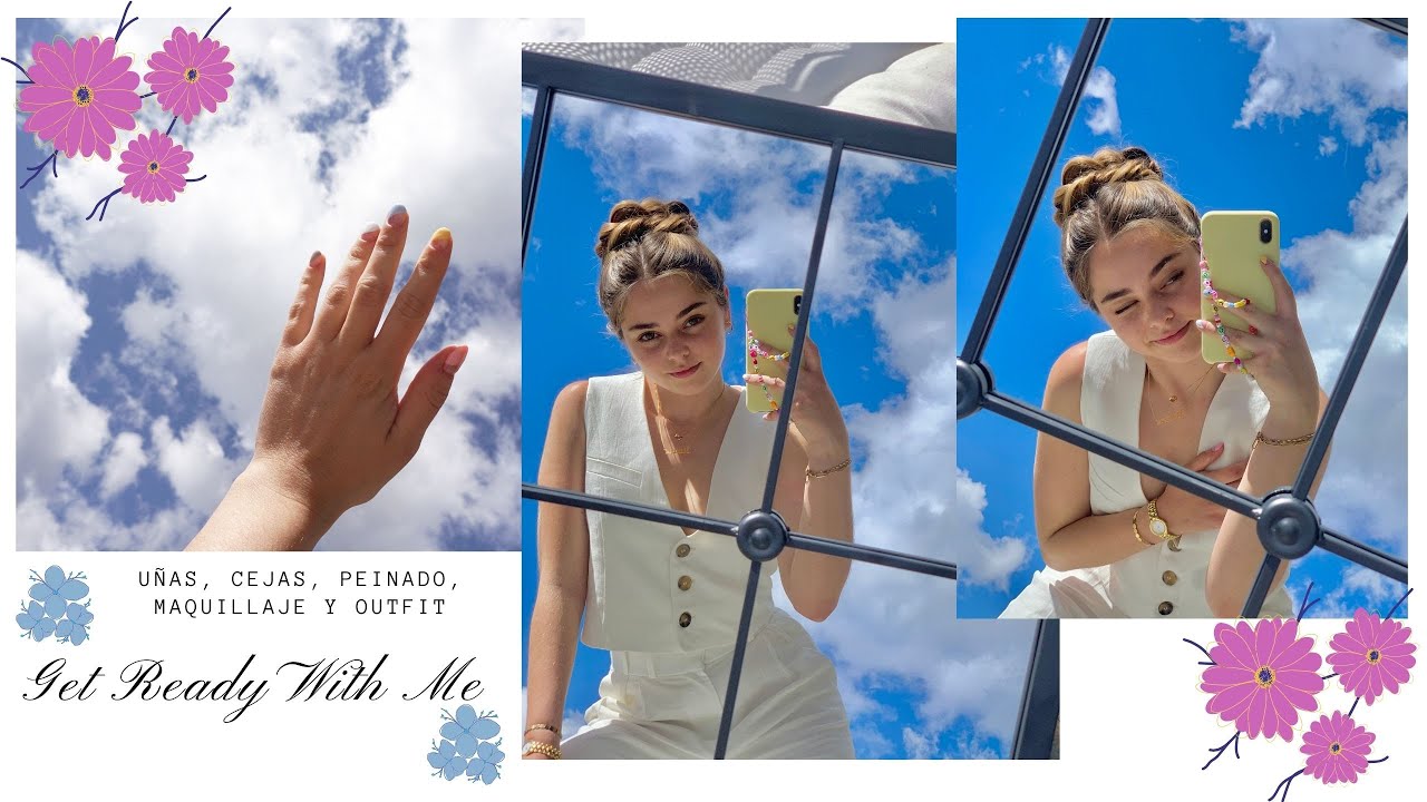 Get Ready With Me en fin de semana | Manicura, depilación de cejas, maquillaje y outfit