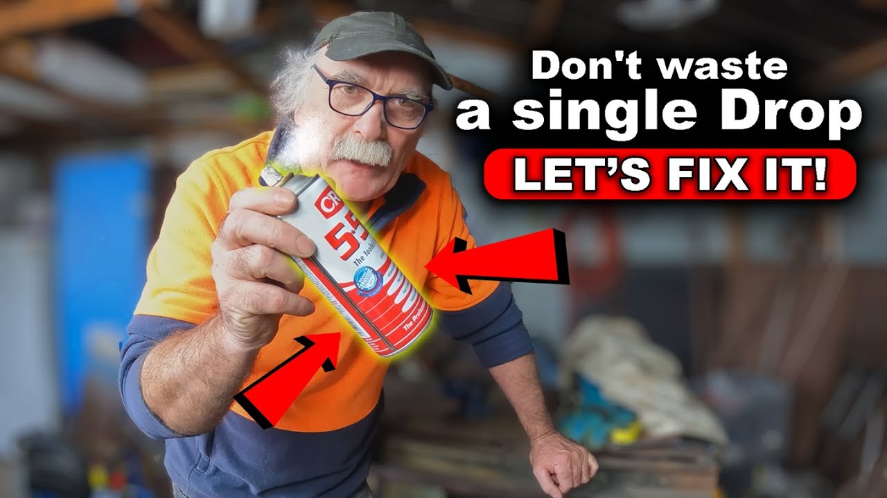 Half Full Spray Cans That Won't Spray