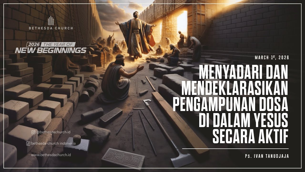 Ps. Ivan Tanudjaja - Menyadari Dan Mendeklarasikan Pengampunan Dosa Di Dalam Yesus Secara Aktif