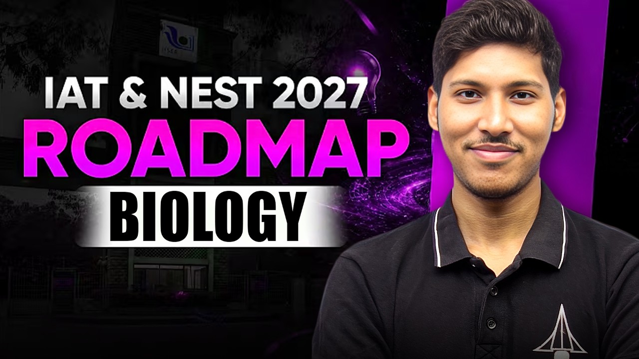 IAT & NEST 2027 Biology Strategy 😱 | How to Score 60/60 in Biology in 1 Year ✅