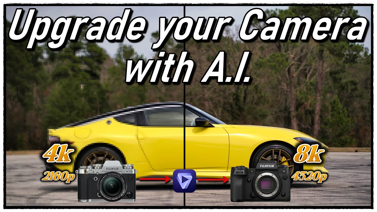 Upgrade your Camera to 8k with Artificial Intelligence! - Topaz Video AI