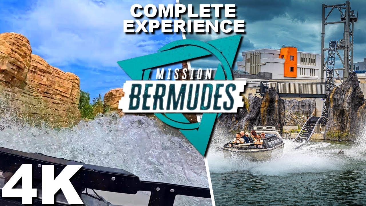 Mission Bermudes [On-Ride with Queue 4K POV] - Futuroscope