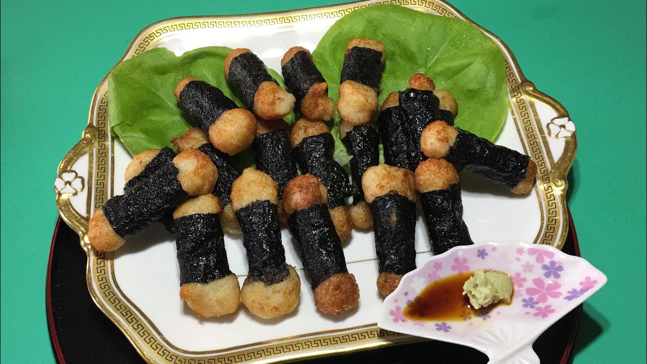 Shallow-Fried Japanese Yam with Dried Seaweed [Eng Sub]