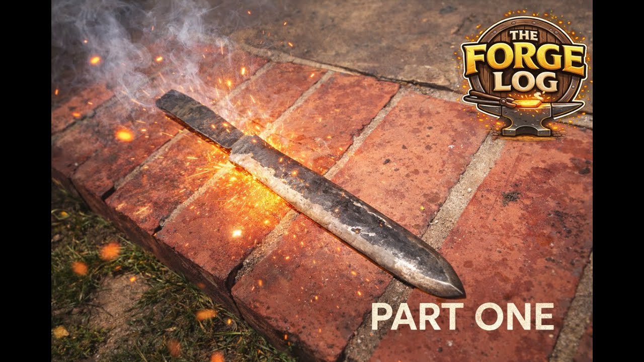 Blacksmithing Like A Video Game Part 1 (Skyrim Iron Dagger) 