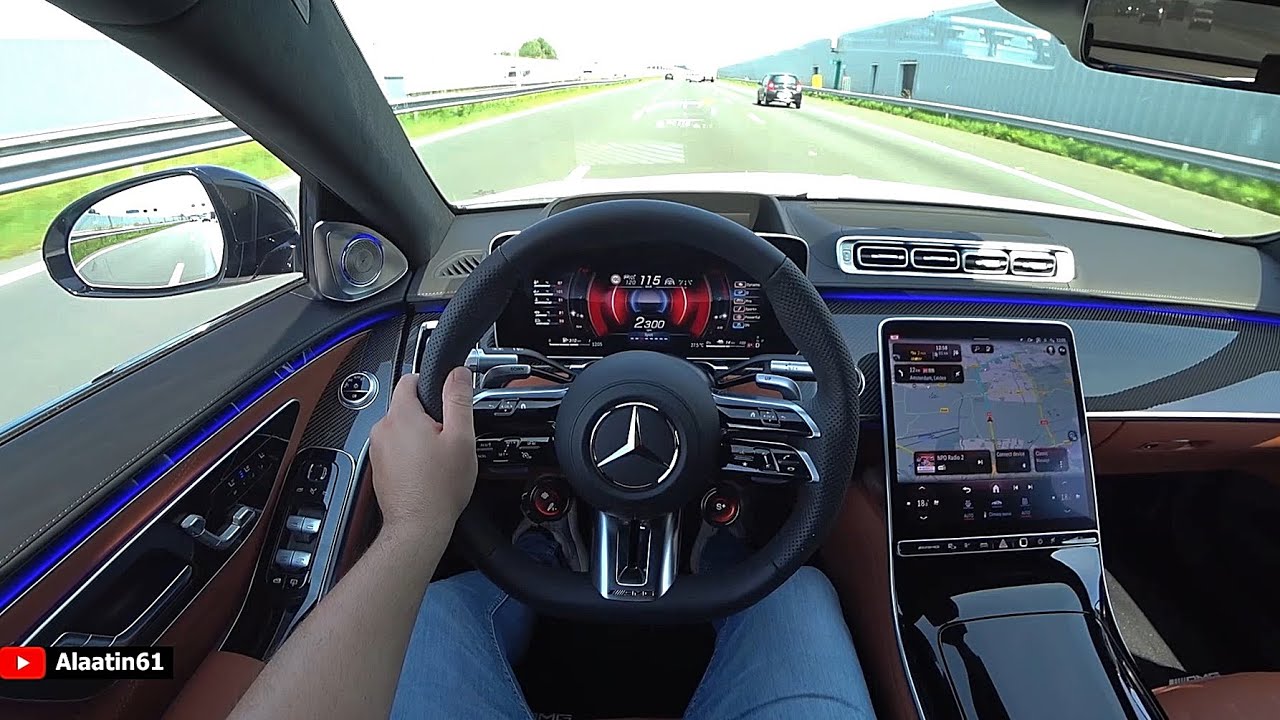 The New Mercedes S Class S63 AMG E Performance 2026 POV TEST DRIVE