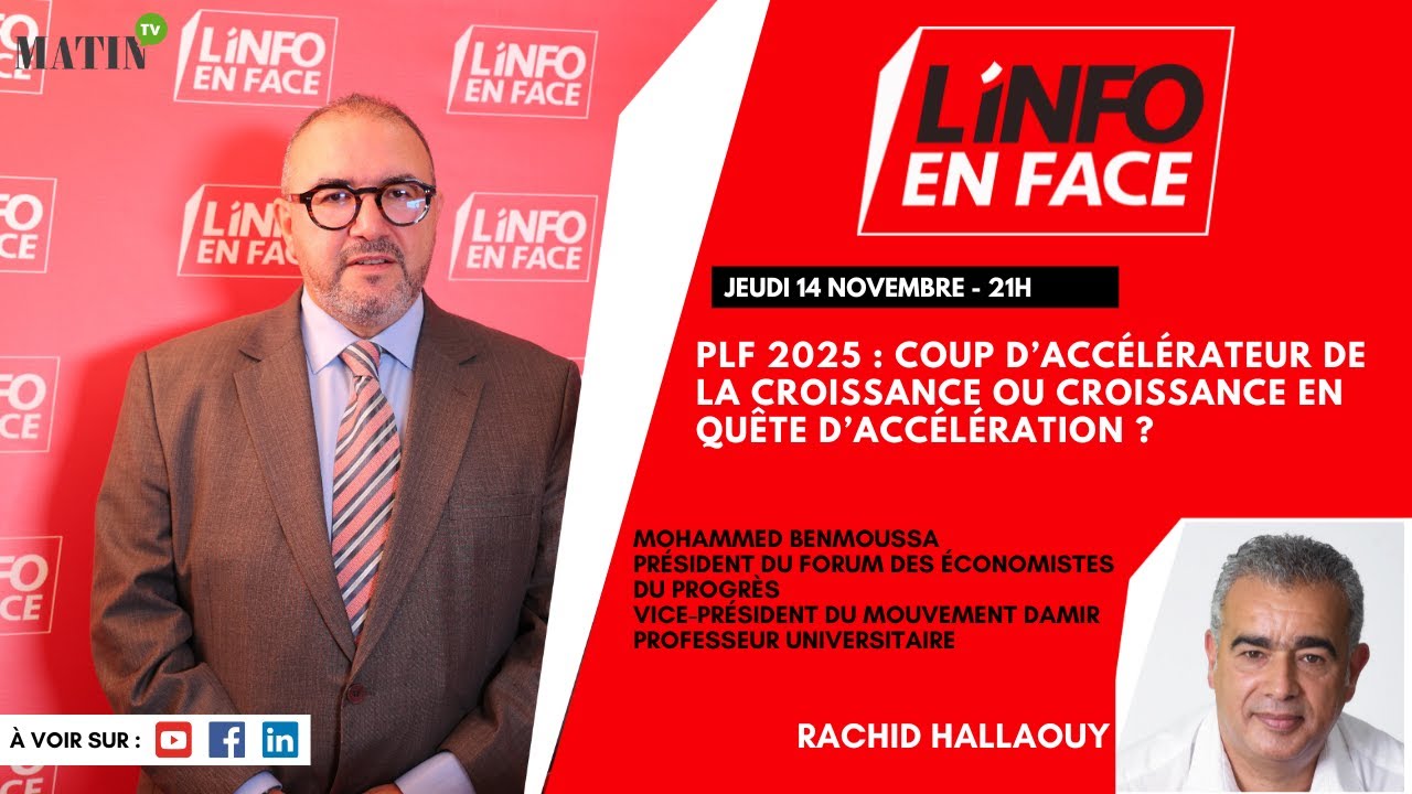 L'Info en Face avec Mohammed Benmoussa