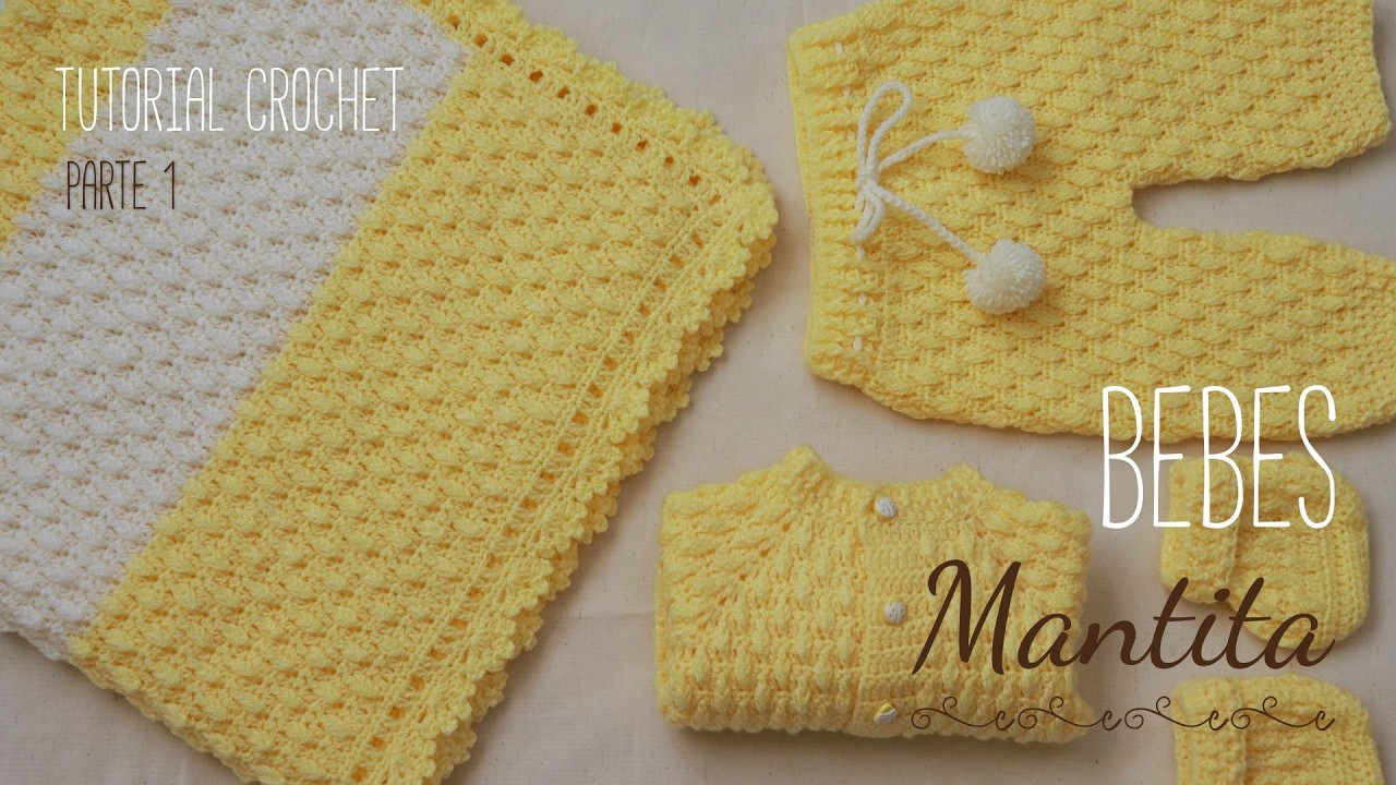 Mantita de Bebé a Crochet 🧸 | Punto cerrado, suave y calentito – Parte 1