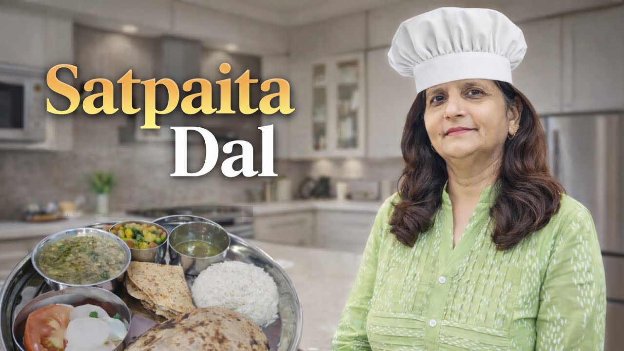 EASY SATPAITA DAL RECIPE | MATAR ALOO KI BHUJIYA | SIMPLE HOME STYLE COOKING