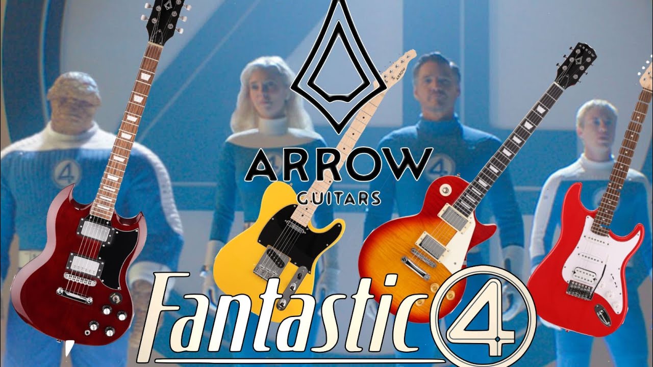 Fantastyczna czwórka od Arrow Guitars: Tele, Strat, LP i SG: Niedrogie gitary na każdą kieszeń!