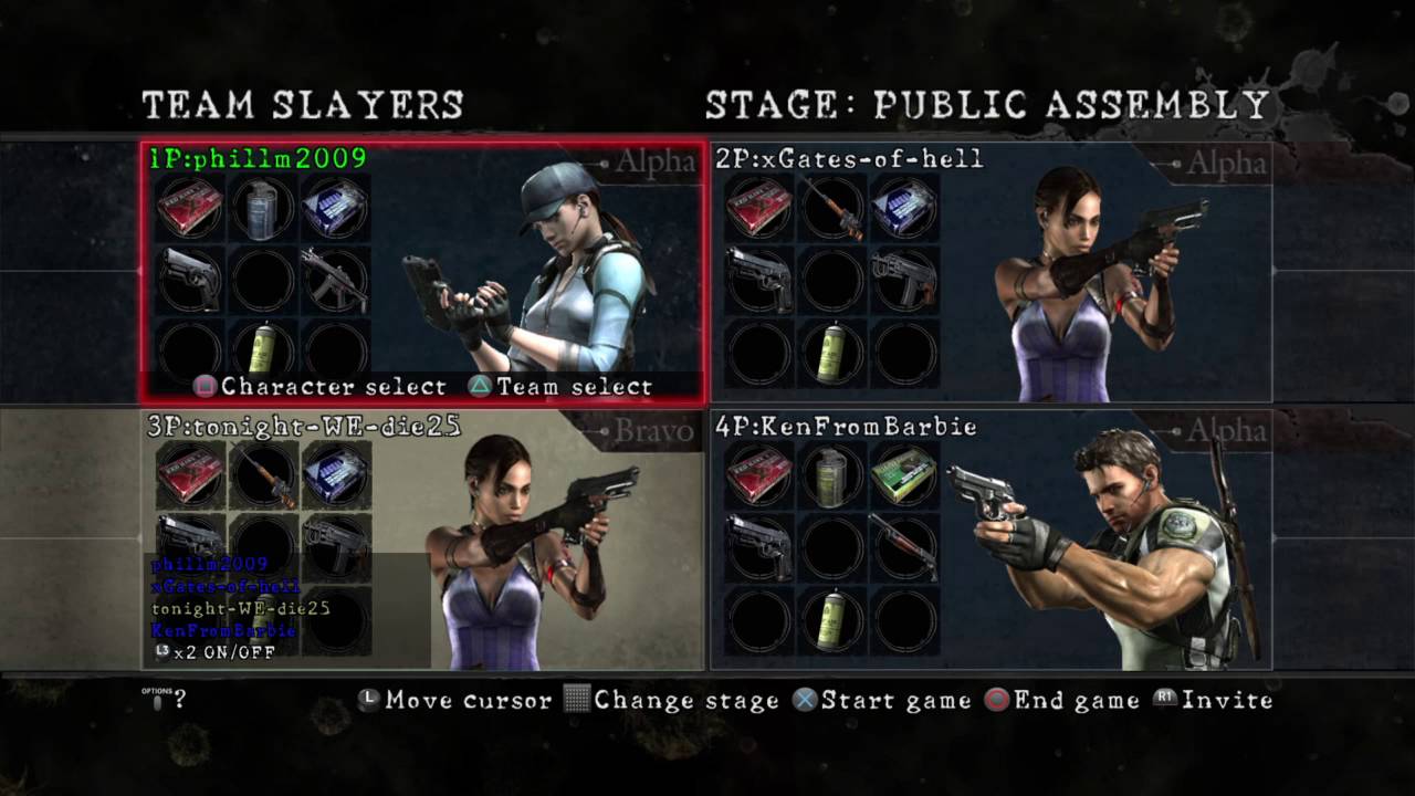 Resident Evil 5 Versus Team Slayers