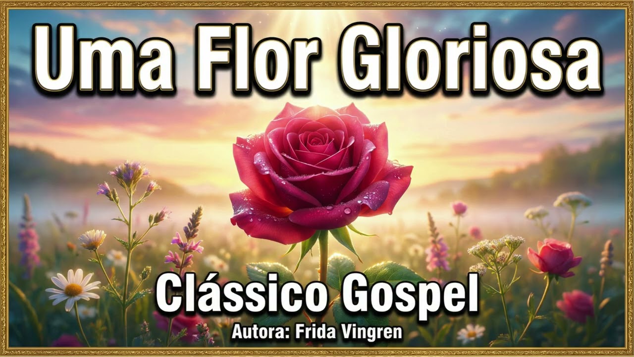 Uma Flor Gloriosa - Clássico gospel (Harpa Cristã) IA