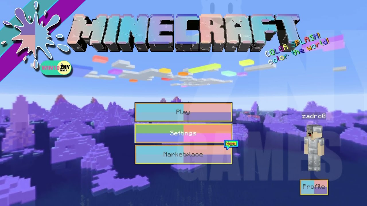 COLOR SPALSH [WIN10] 💦 Showcase: BG AND BUTTON