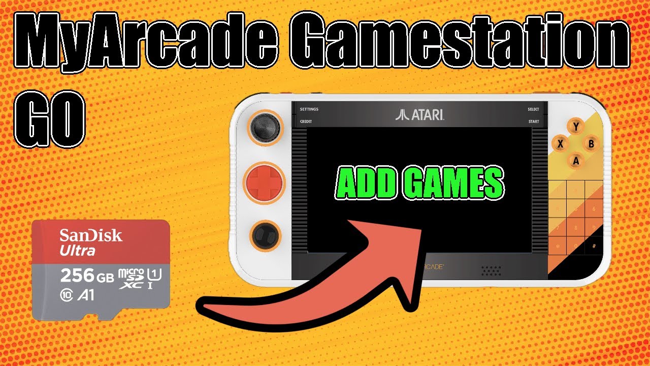 Добавьте игры на свою Atari MyArcade Gamestation Go!