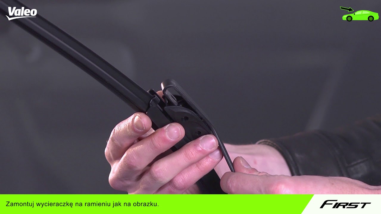Instrukcja montażu wycieraczek Valeo First Multiconnection Hook