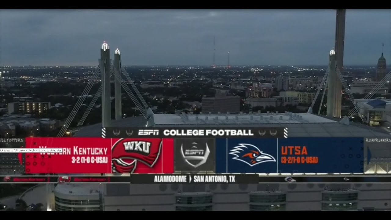 2022-10-08 Western Kentucky @ UTSA