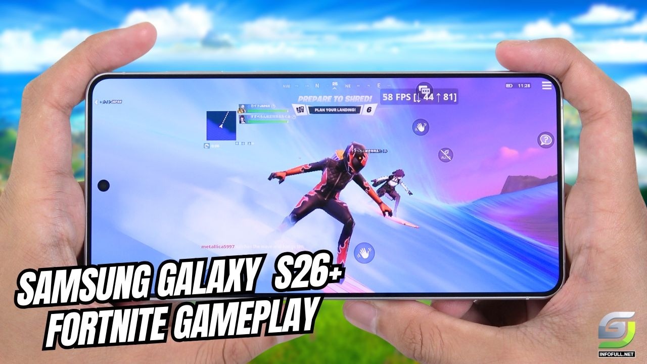 Samsung Galaxy S26 Plus Fortnite Gameplay | Exynos 2600