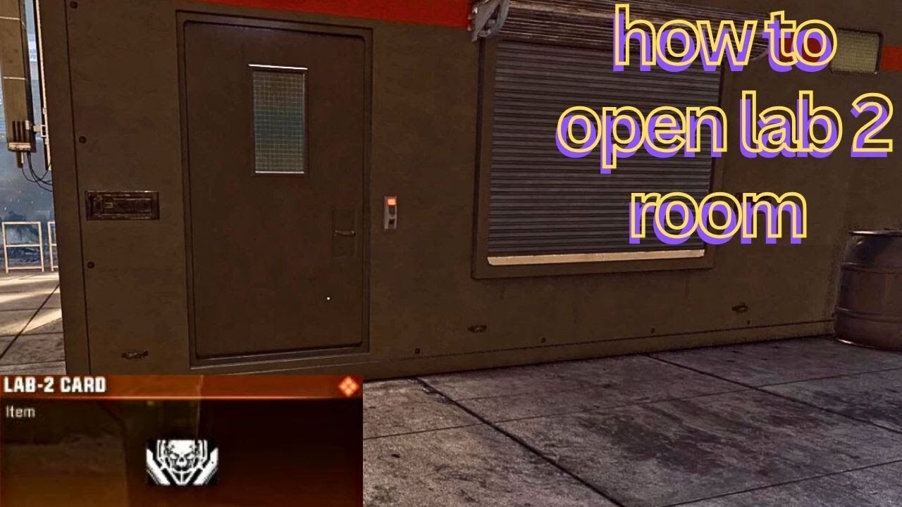 how to open secret lab 2 room Easter egg in warzone (stadium)