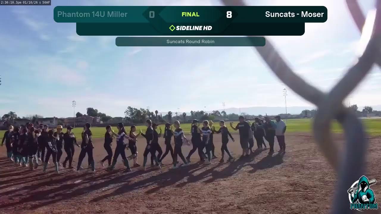 Phantom 14U Miller @ Suncats - Moser (2026.01.10)