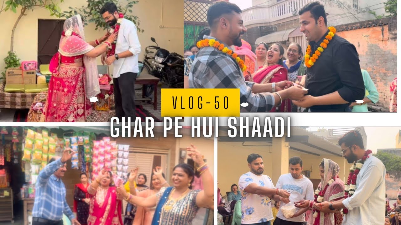 Vlog-50 Ghar meh hui shaadi 🙌🏻 🥳 ||BEEBABOYS||