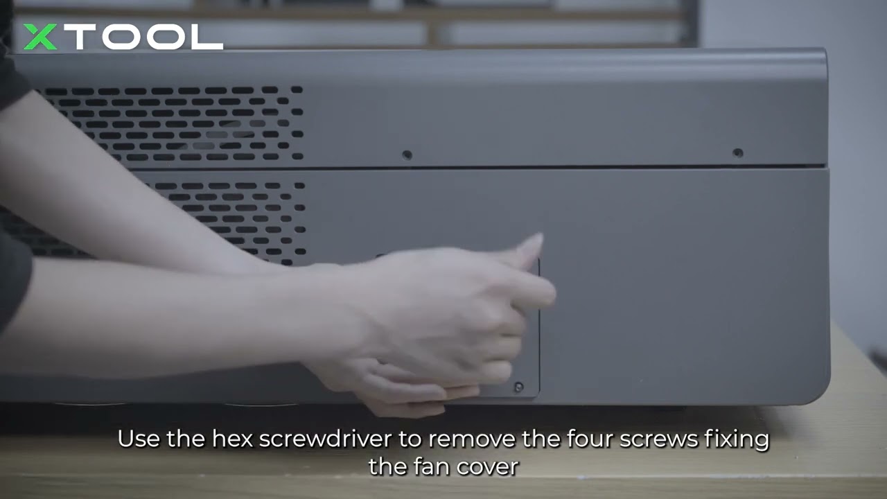 Clean the Smoke Exhaust Fan for xTool P2