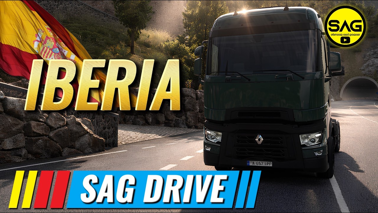ETS2: Найкрасивіші дороги Європи? Підкорюємо Іберію на ультрах! ✨🛣️ | SAG DRIVE