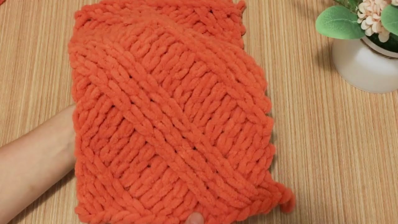 Model 11- Modern Pattern Design Using Alize Puffy Fine Loops