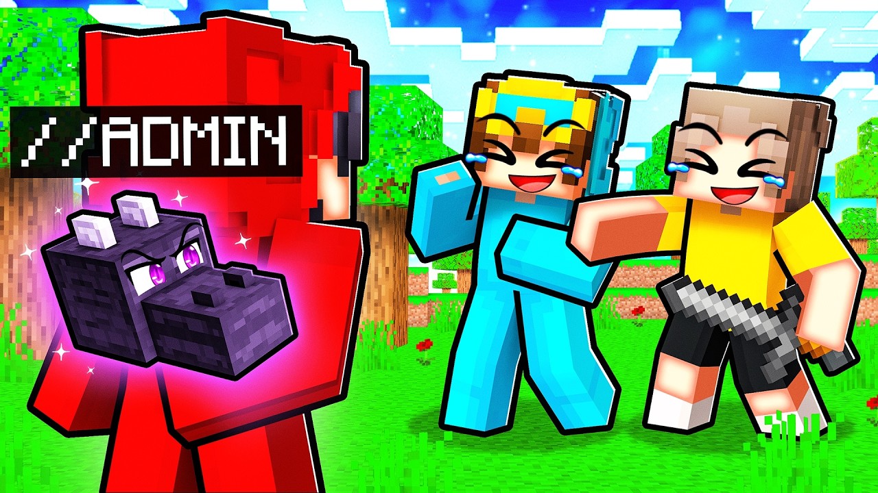 I Pretended To Be a Noob, Then Used ADMIN COMMANDS To Beat The Game!