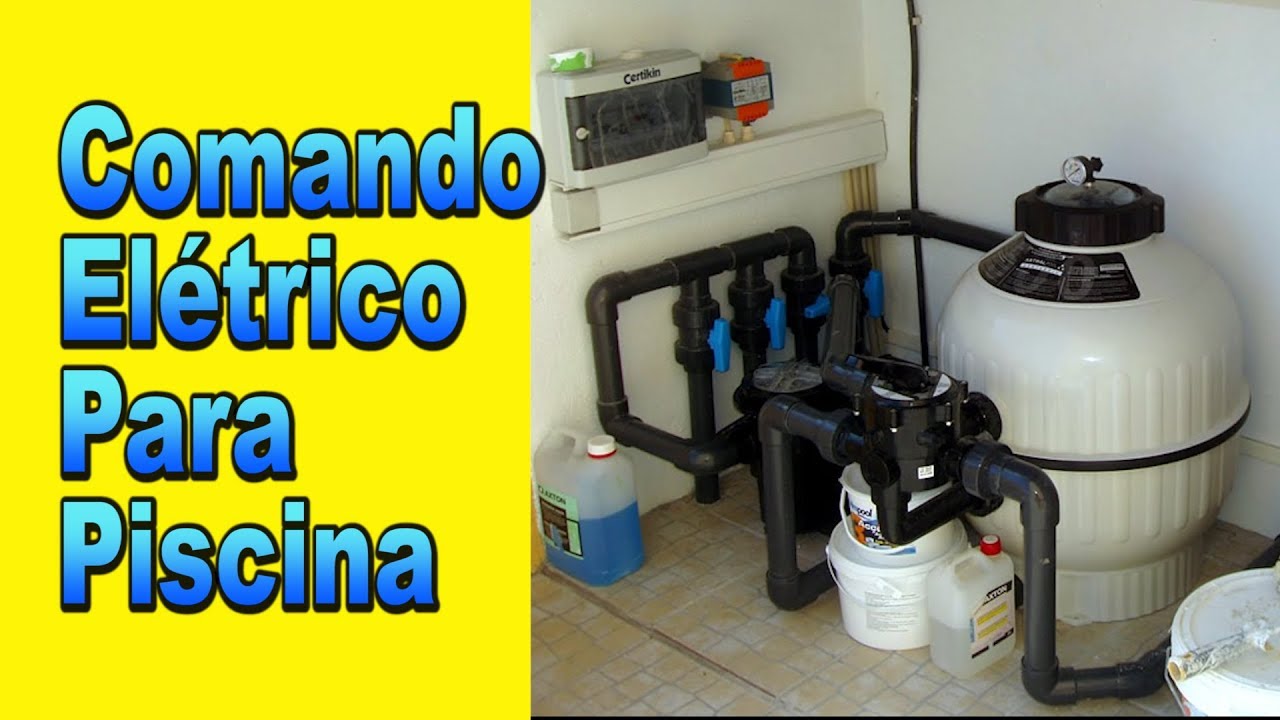 Comandos elétricos de motores de piscina