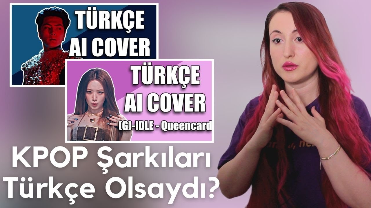 -2- KPOP ŞARKILARI TÜRKÇE OLSAYDI TEPKİ | REACTION (ENHYPEN - Bite Me & (G)I-DLE - Queencard AI)
