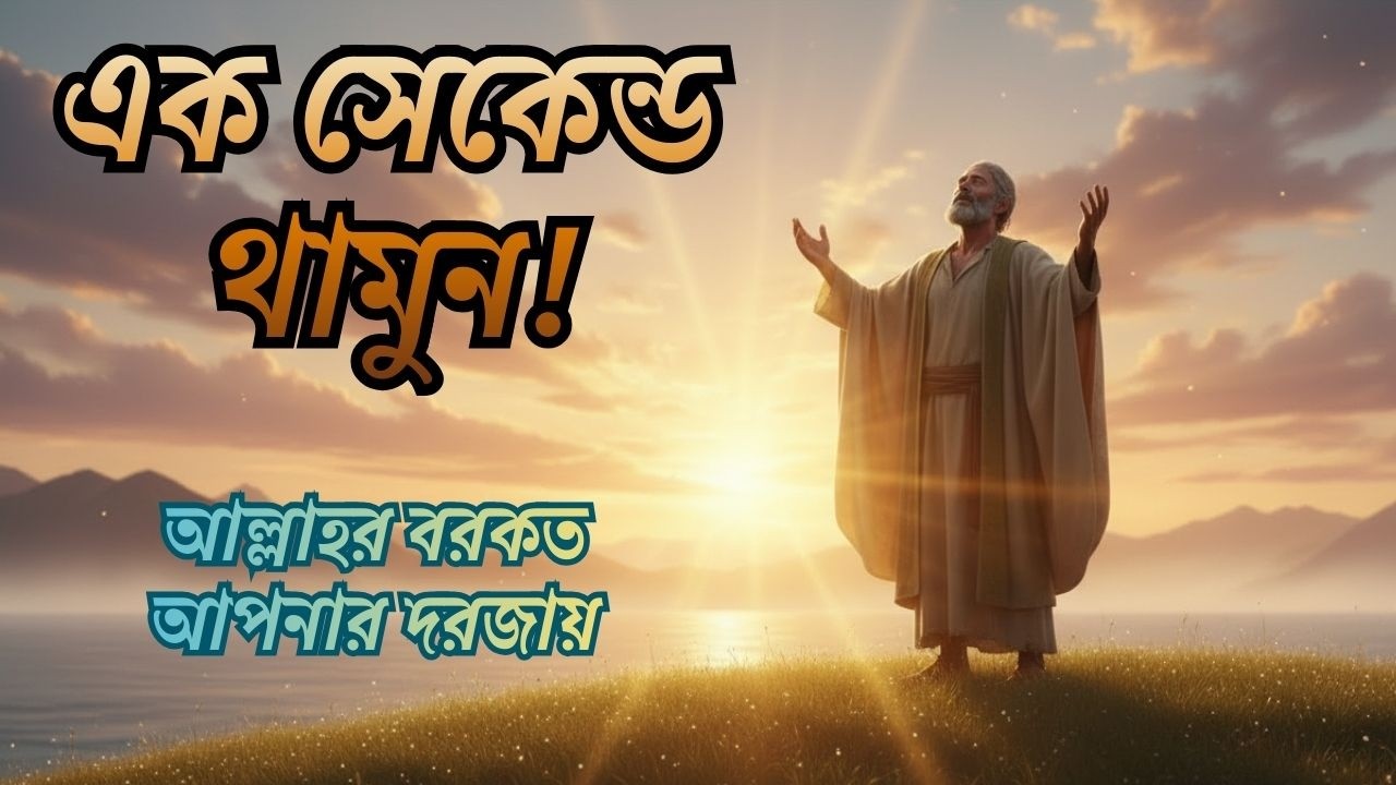 এক সেকেন্ড থামুন!আল্লাহর বরকত আপনার দরজায়—একটি চমক আসছে, যা আপনার জীবন পাল্টে দেবে!