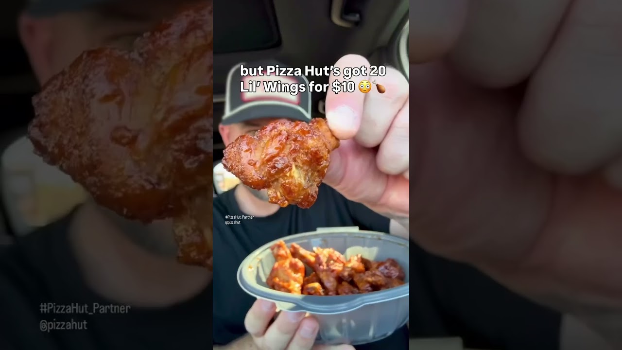 20 Lil' Wings for $10 at Pizza Hut! #pizzahut