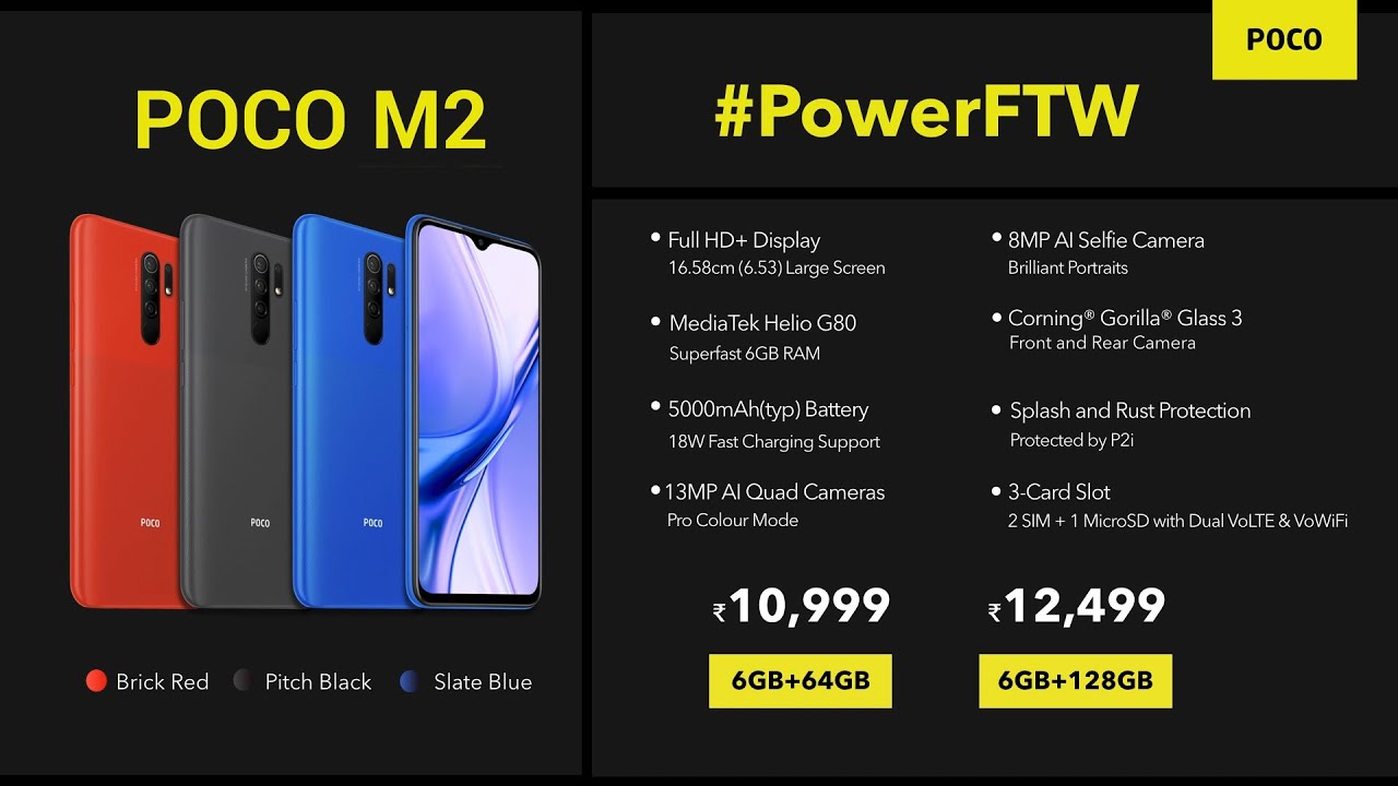 POCO M2 Live Launch Event in India