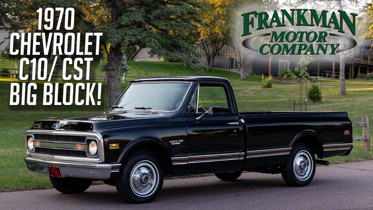 Discover the Rare Beauty! Big Block 1970 CST C10 Truck | Frankman Motor Co. - Walk Around & Driving