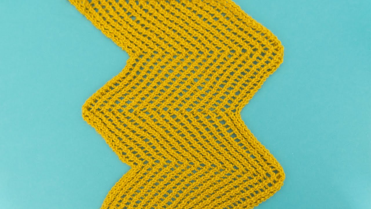 Zigzag Semplice a maglia