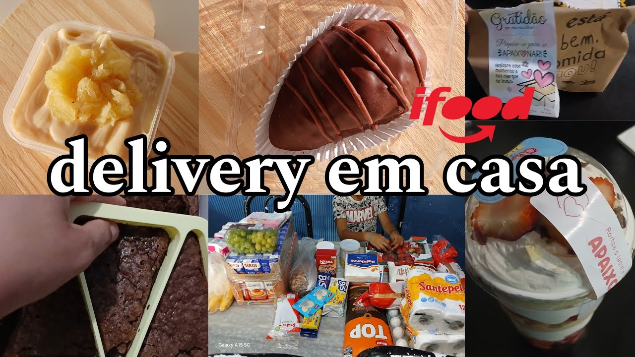 Delivery em casa/ reposição de estoque + produção cones trufado,  #deliveryemcasa #doces #ifood