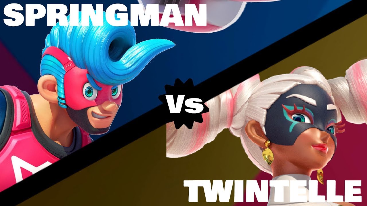 Spring Man Vs Twintelle Special ARMS Match!