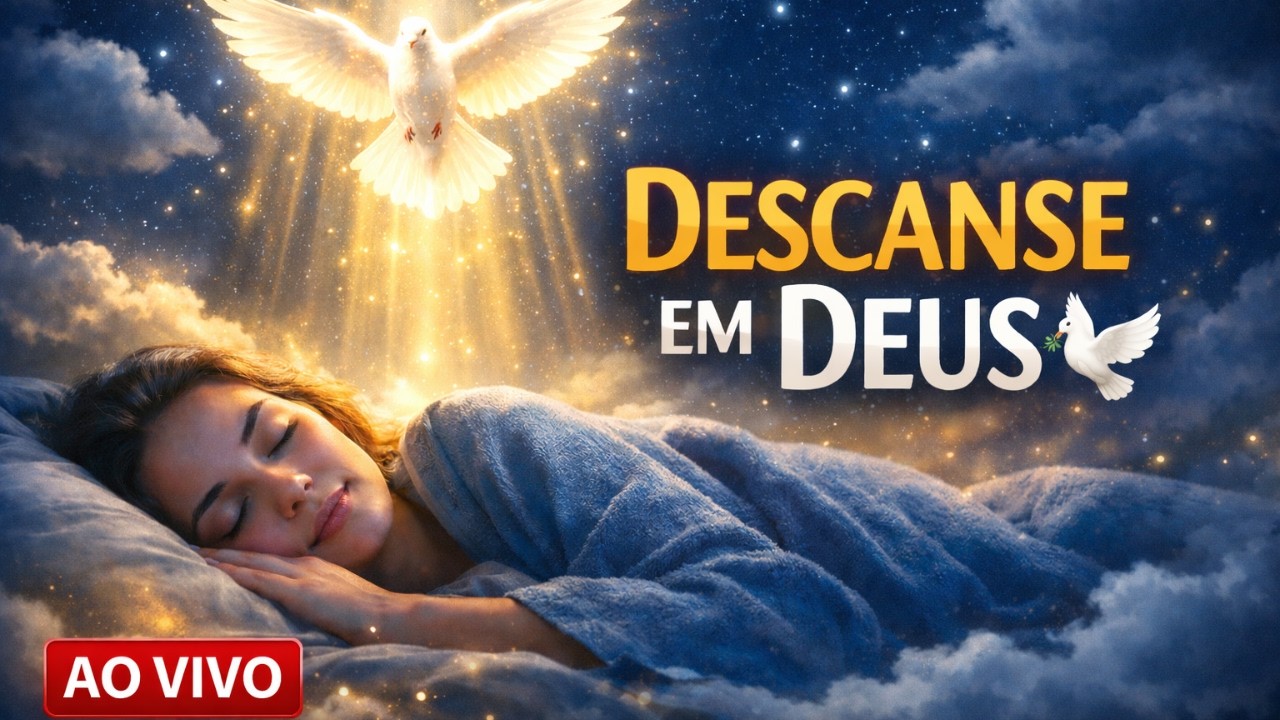 🔴 AO VIVO | DESCANSE NA PRESENÇA DE DEUS 🕊️ Louvores Suaves Para Dormir e Acalmar a Ansiedade