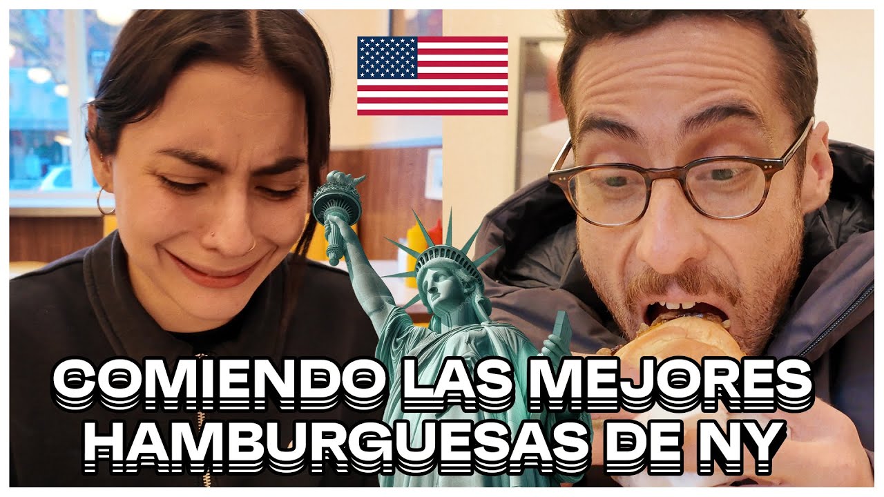 Probamos HAMBURGUESAS en NY🦅 | Paseando Con Mi Señora en Nueva York | Ignacio Socías feat. María