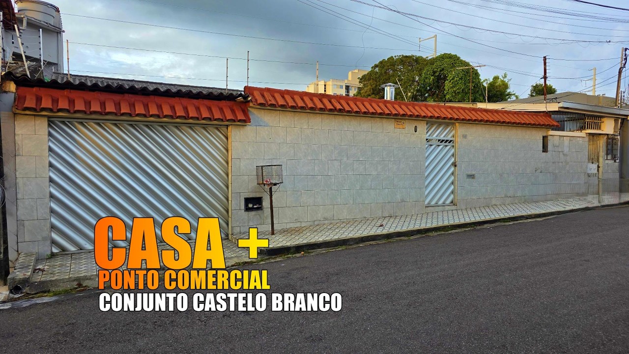 Casa no Parque 10 de Novembro + Ponto Comercial, 300m² Terreno, próximo da Constroi
